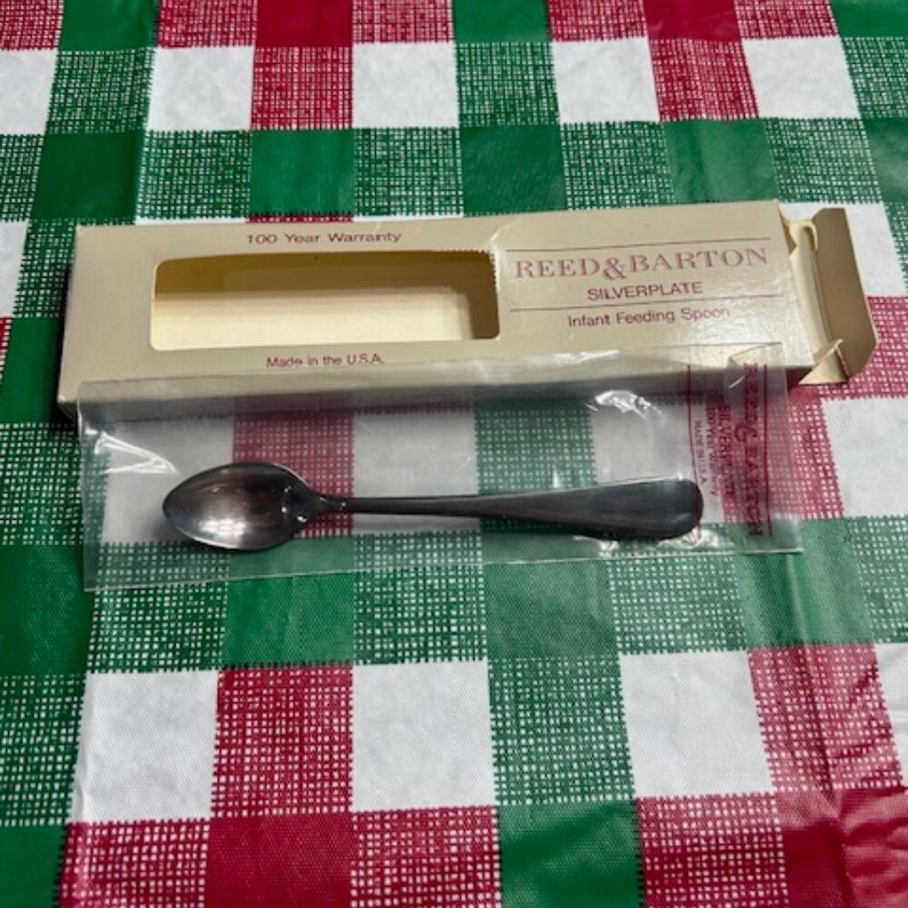 Reed & Barton Vintage Silverplate Infant Feeding Spoon